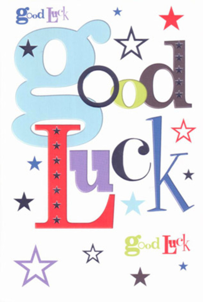 There's a warm confidence to this luck-themed card, reminiscent of the open-hearted cheers echoing through Dalston's coffee shops and cultural spaces. Wide pastel blues, slender jet blacks, and bold pops of crimson compose the letters of 'Good Luck,' punctuated by dancing stars splashed across an expansive white canvas. These stars-painted in a spectrum from lemon-lime to midnight blue-lend a festive energy characteristic of Dalston's effervescent art scene or evenings in Gillett Square. The clever use of white space lets each vibrant shade shine through, while the card's thick, polished finish gives the experience a quiet sense of luxury. Carefully crafted, this card doesn't just deliver a message-it becomes a keepsake, a small talisman symbolic of hope, positivity, and Dalston's own creative pulse. Whether delivered alongside fragrant summer blooms from Flower Delivery Dalston or offered solo as a gesture of solidarity, it radiates supportive energy and the conviction that dreams can flourish in E8.
